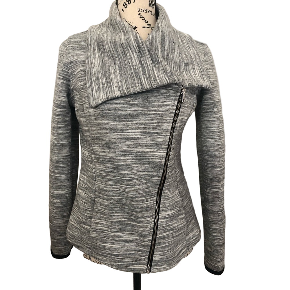 Athleta Gray Cowl Neck Sweater